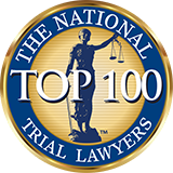 The National Top 100 Trial Lawyers seal